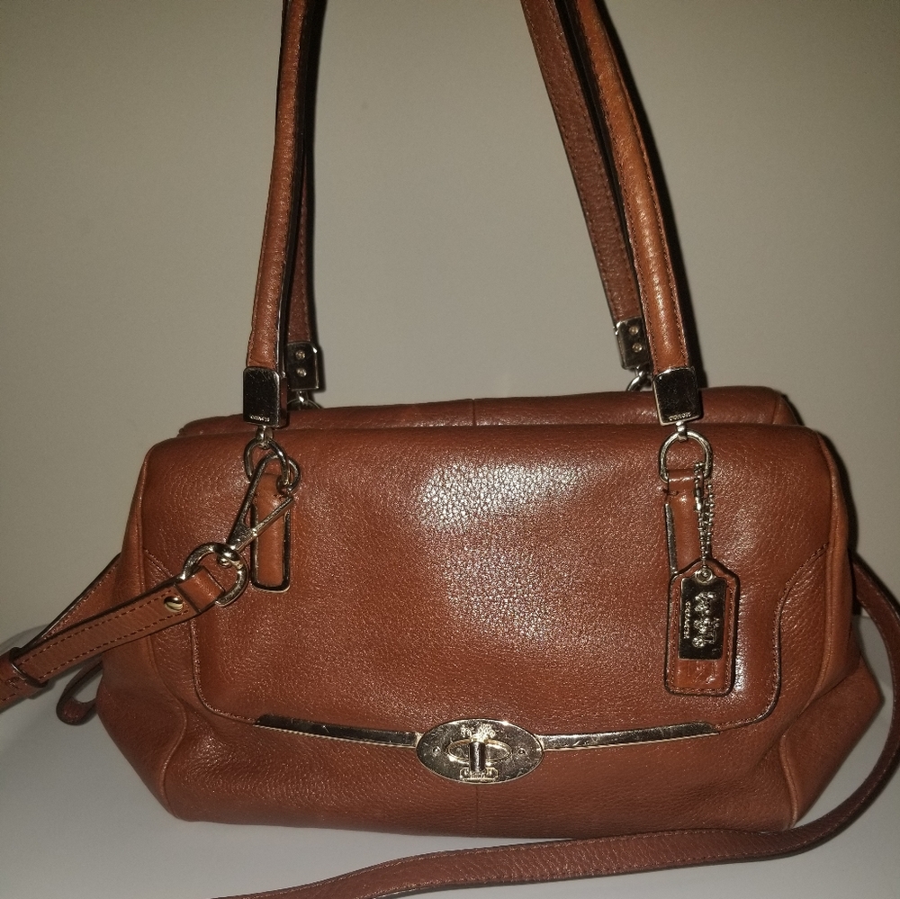 Brown Coach Madison Madeline Satchel